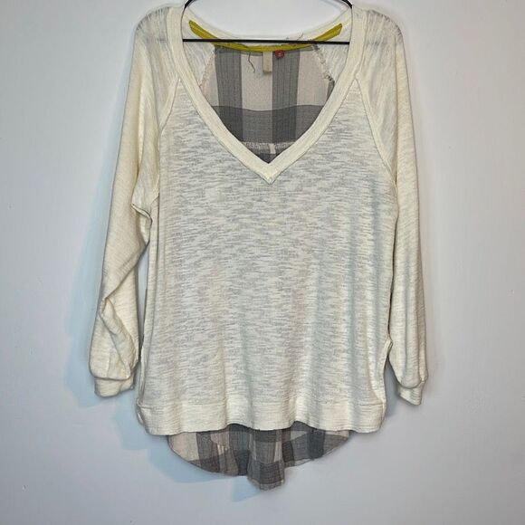 Anthropologie Pilcro Slub Knit Top XS - Picture 2 of 7